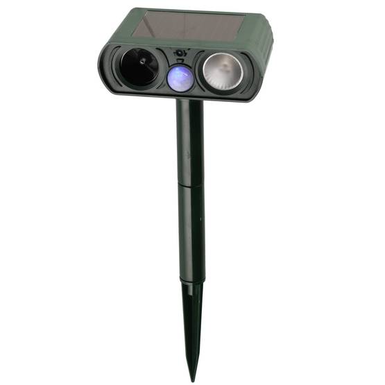 Djuravskräckare Solar med blinkande ljus/ultraljud - Bekämpning av gnagare - 6410416024561 - 1