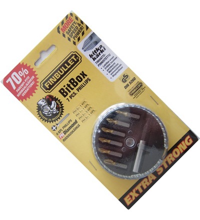 Finbullet Diamond skruvmejselset - Skruvbits och -satser - 6430017706611 - 1