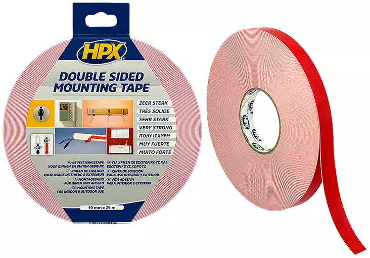 HPX dubbelhäftande monterings tejp "Spegeltejp" - Tejper - 5425014222531 - 1