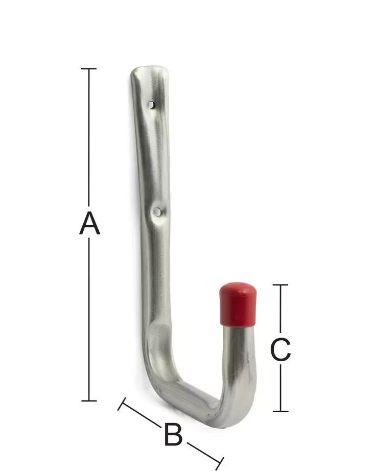 Habo väggkrok förzinkad - Väggkrokar, klädhängare - 7317900113031 - 1