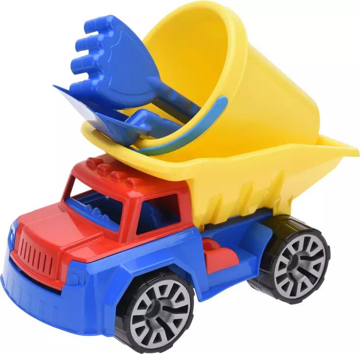 Sandleksaksset Bil 4-delars - Sommarleksaker - 8719987360411 - 1