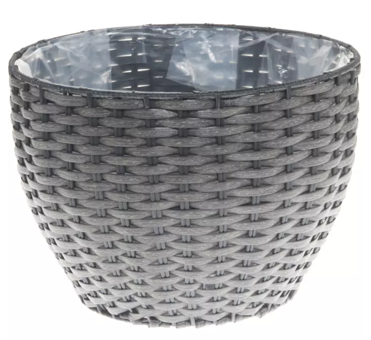Planteringskorg Onyx grå 31x31x23 cm - Krukor, vaser, korgar - 6410412643551 - 1