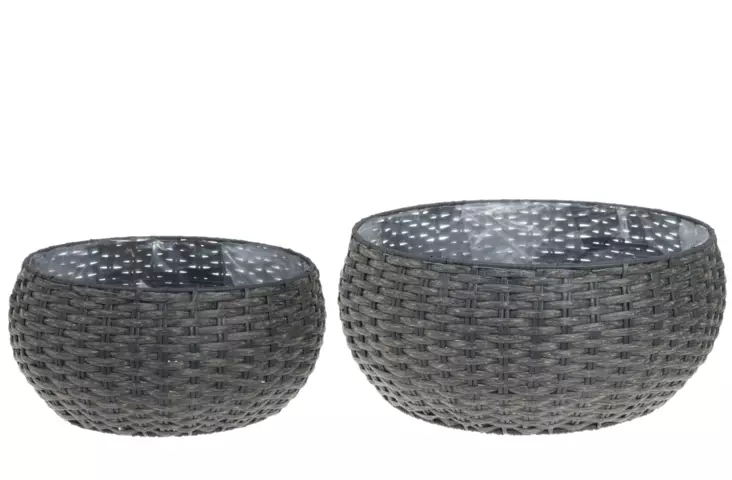 Låg växtkorg Onyx - Krukor, vaser, korgar - 6410413156241 - 1
