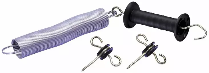 Fjäderstängsel 5 m inkl. isolatorer - Övriga inhägnadstillbehör - 4018653003671 - 1