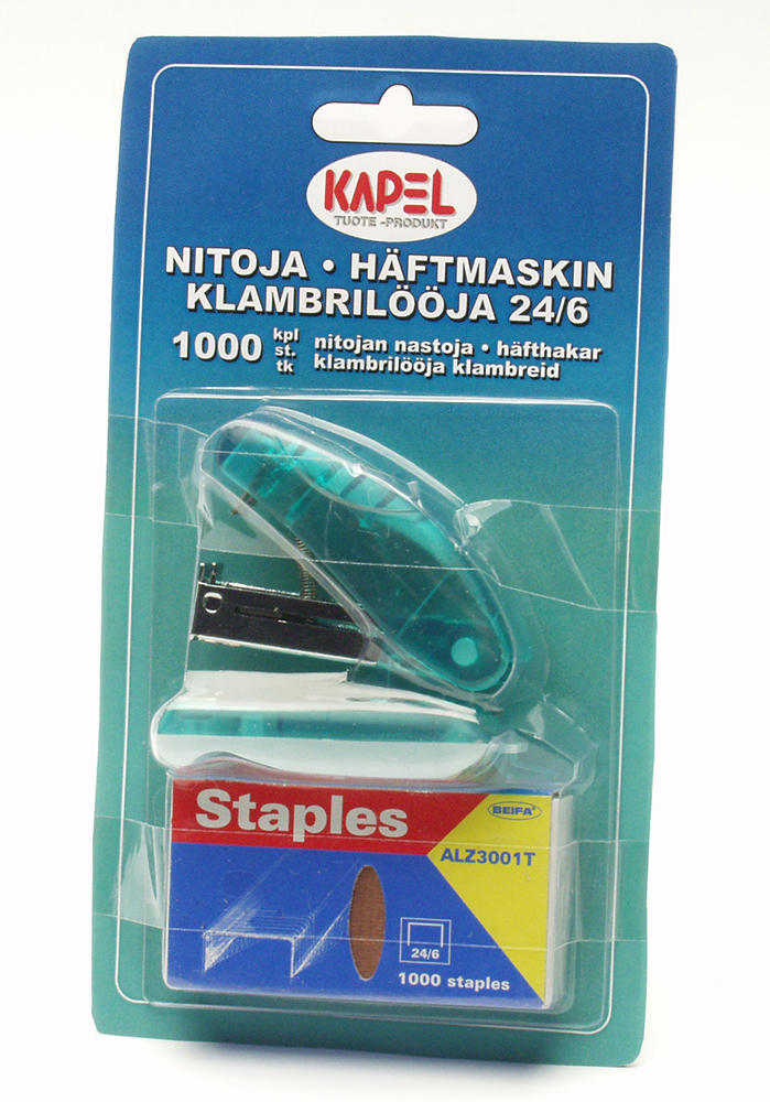 Kapellnitar + häftstift 1000 st - Kontorsmaterial - 6410411571541 - 1