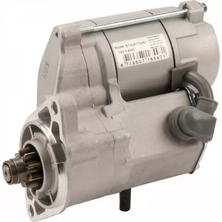 Startmotor 12V 1,4kW Kubota, Avant - Startmotorer för traktorer - 8719607165471 - 1