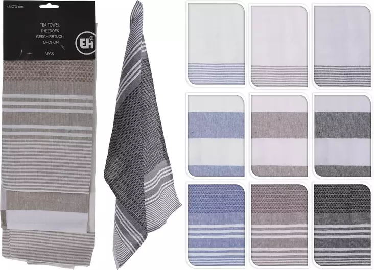 Köksduk 3 st/fp - Andra köksprodukter - 8719987304521 - 2