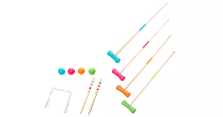 Krocketspel för 4 spelare - Sommarleksaker - 6410412764461 - 1