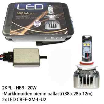 LED-omvändningssats 20W Cree - Arbetslampor - 6419943616171 - 1