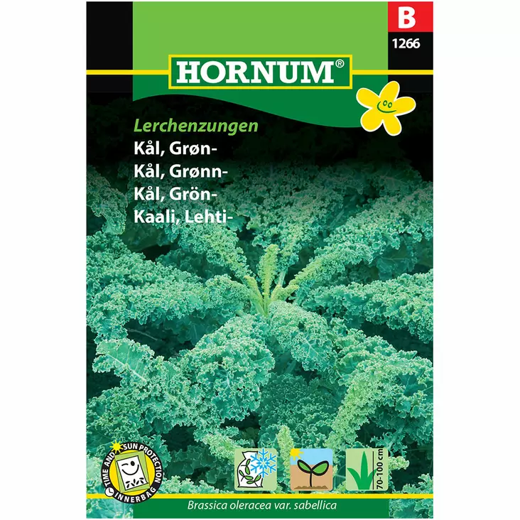 Grönkål ´Halbhoher Grüner Krauser´ - Frön och sättpotatisar. - 5708787012661 - 1