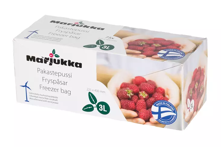 Marjukka fryspåse 3 liter 75 st - Konserveringsprodukter - 6410413200791 - 1