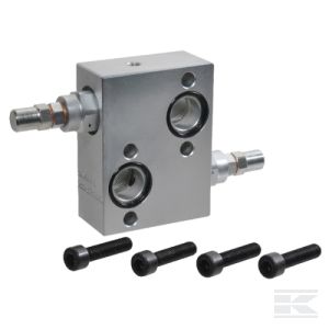 Tryckbegränsningsventil Walvoil A-08-OMP-C-1/2" BSP - Tryckmätare - 8719593268781 - 1