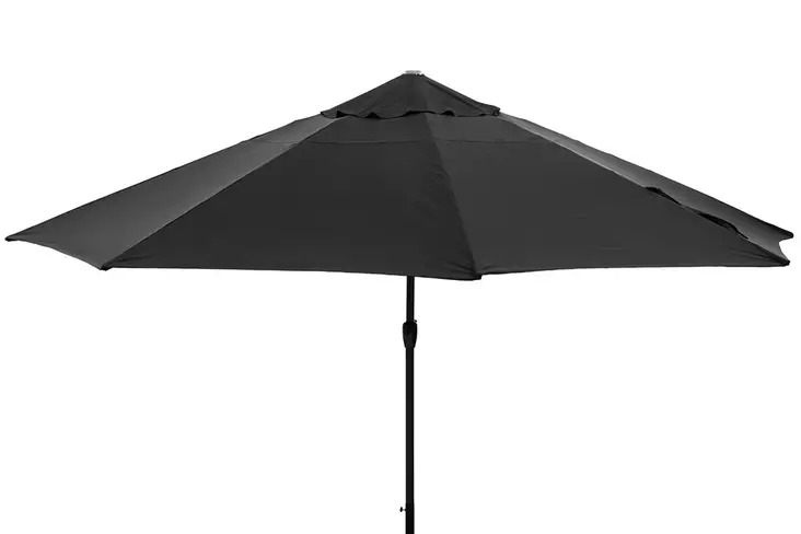 Parasol svart 4,5 meter - Trädgårdsmöbler - 6410416040851 - 1