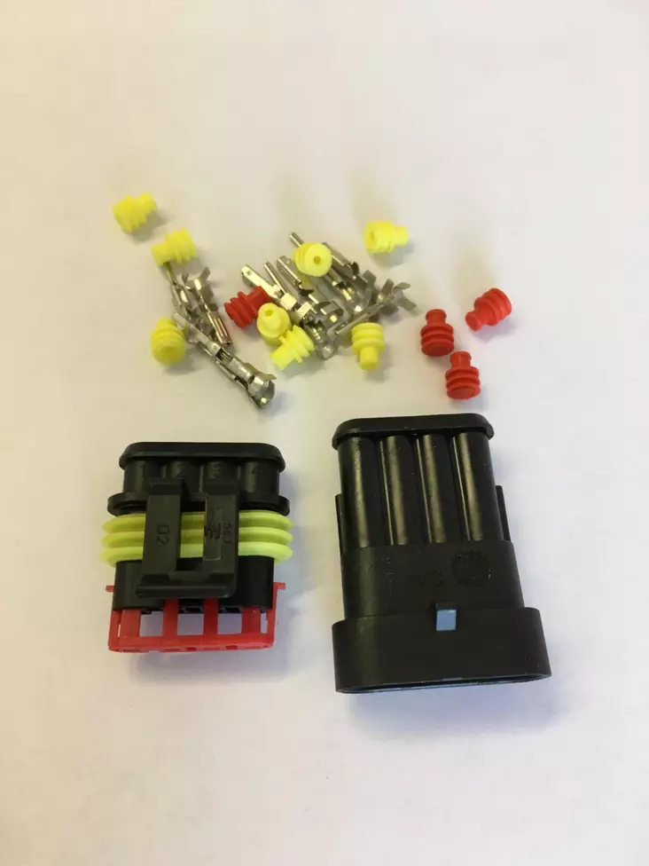 Superseal-kontakt 4-delar - Bilbelysning och elektriska tillbehör - 6419943235891 - 1