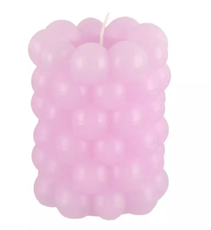 Polar Bubbliljuskrona pelare lila 7x9cm - Ljusstakar - 6410416268521 - 1