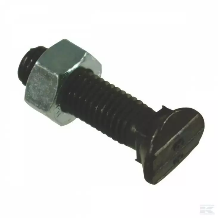 Skruv M12 x 48 mm, med mutter - Jordbearbetningstillbehör - 5700036922011 - 1