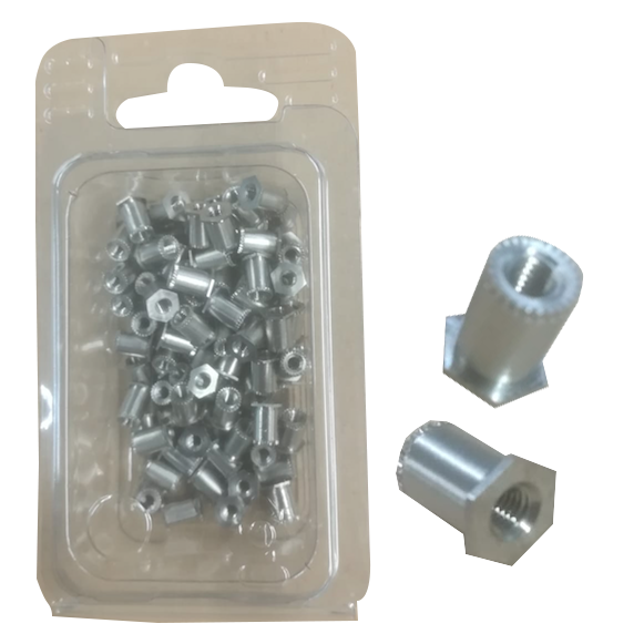 Tryckhylsa M5 12 mm 50 st/fp - Klamrar och häften - svm0000001521 - 1