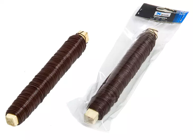 Brun ståltråd 60m - Juldekorationer - 6410411580871 - 1