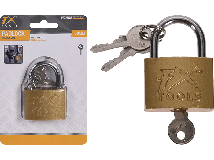 Hänglås 50 mm - Hänglås, reglar, gångjärn - 8719987574061 - 1