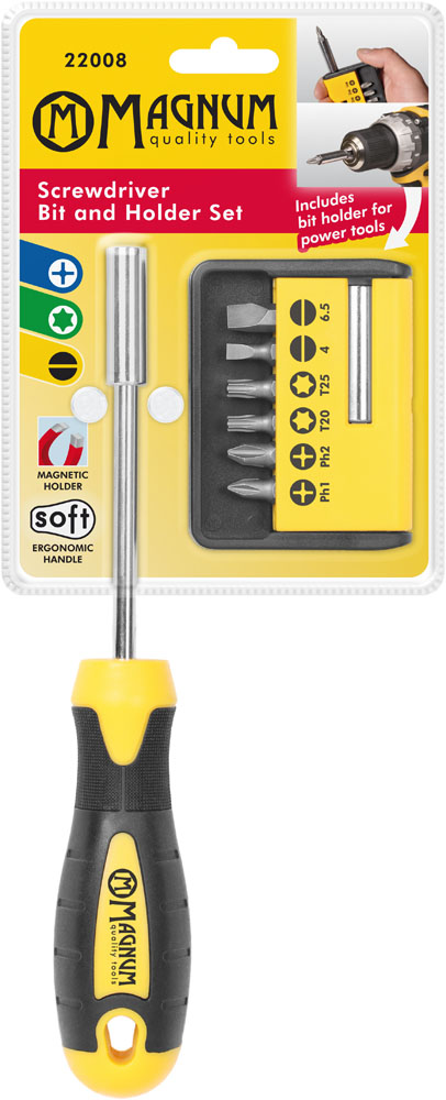 Skruvmejselsats 100 mm 8-delar - Skruvbits och -satser - 6418868220081 - 1