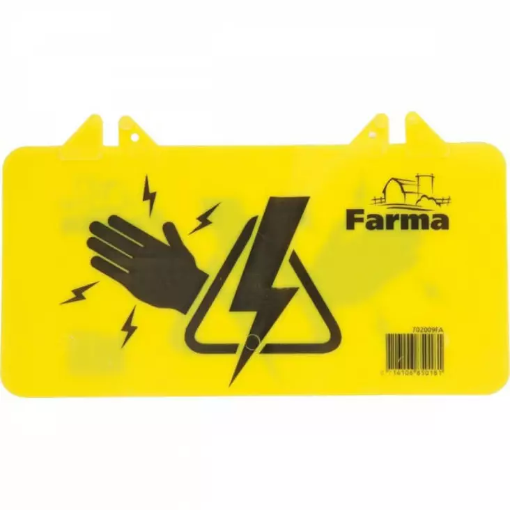 Varningsskylt för elstängsel - Elstängseltillbehör - 8716106850181 - 1