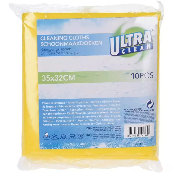 Rengöringsduk 10 st/fp - Allrengöring - 8719987548611 - 1