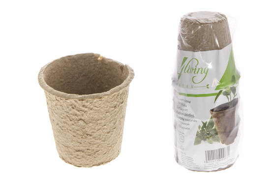 Torvkruka rund 8x8cm 12 st/fp - Plantuppfödning - 6410411009631 - 1