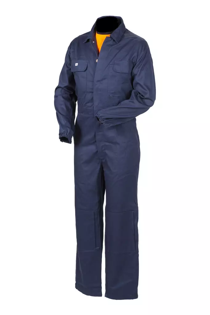 Overalls i bomull mörkblå - Sommararbetskläder - 6418326040121 - 1