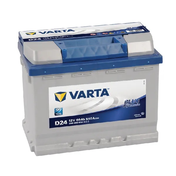 Varta Blue Dynamic 12V 60Ah 540A startbatteri - Startbatterier - 4016987119501 - 1
