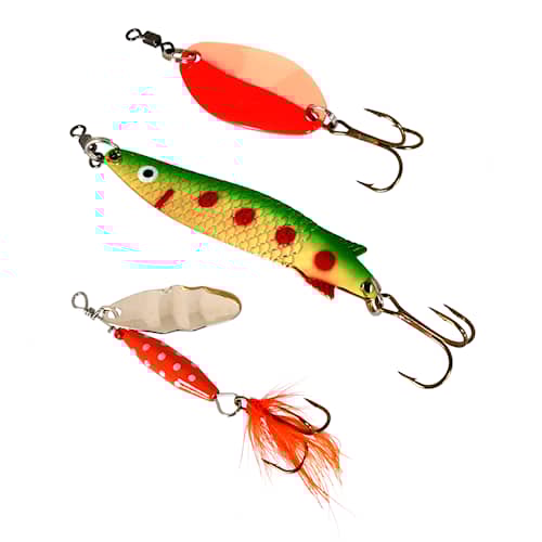 Fiskeset Abu Garcia abborre och öring 3-pack - Beten och flugor - 036282843431 - 1