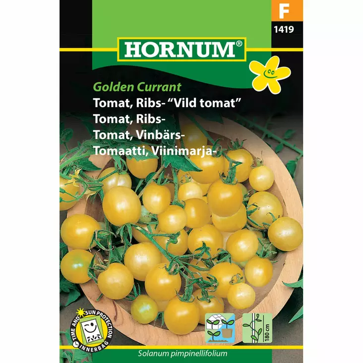 Vinbärstomat ’Golden Currant’ - Frön och sättpotatisar. - 5708787014191 - 1