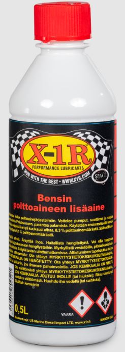 X-1R Bensinbooster 0,5 liter - Bilkemikalier - 6430014802521 - 1