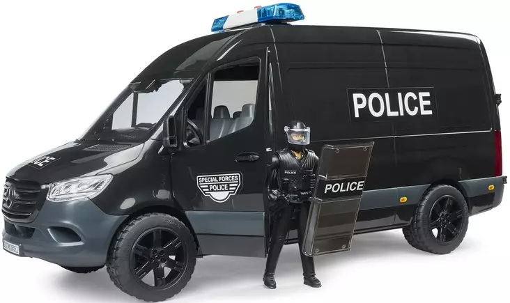 Bruder MB Sprinter polis specialenhet - Bruder arbetsmaskinsleksaker - 4001702026851 - 1
