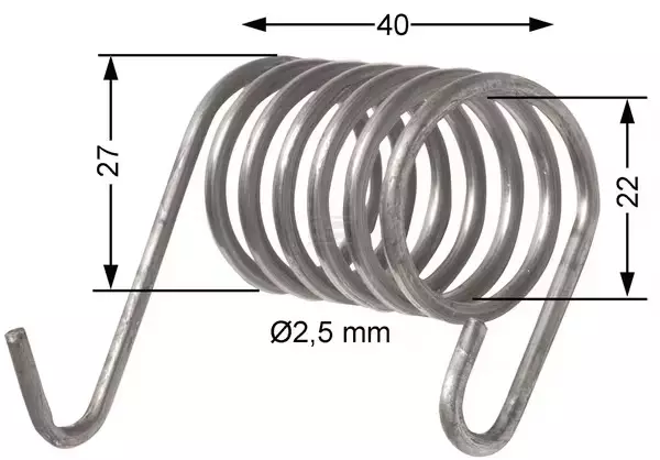 Höger returfjäder Fransgård - Plockare - 5700030836901 - 1