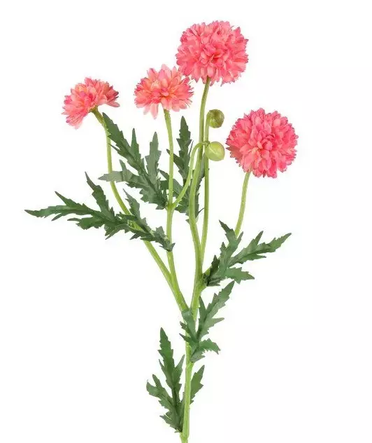 Bollkrysantem 61 cm ljusrosa - Hobbyartiklar - 6410416575391 - 1
