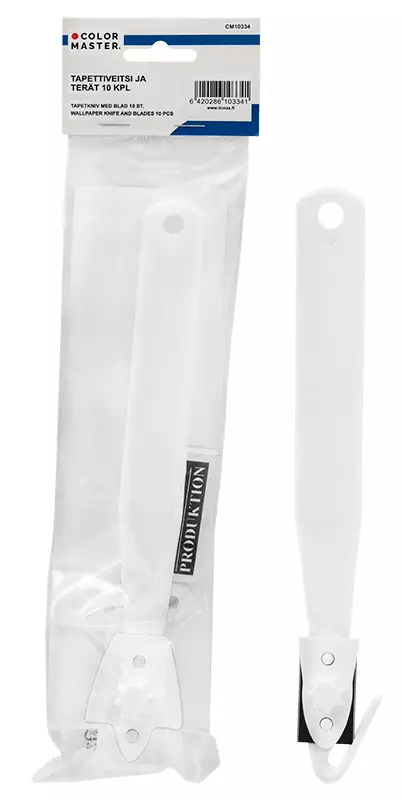 Tapetkniv och blad 10 st - Målning och murning - 6420286103341 - 1
