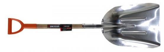 Snöskyffel / spannskovel 115 cm, aluminium - Spadar, grepar, högafflar - 6430032158471 - 1