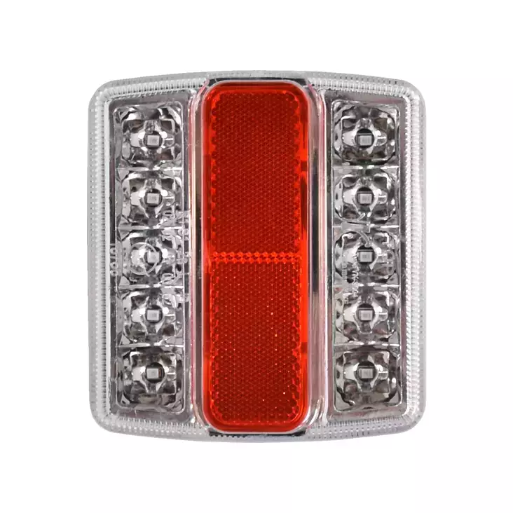 LED bakljus 105 x 98 mm 4-funktioner E-godkänd - Varselljus och fyrar - 6438152035481 - 1