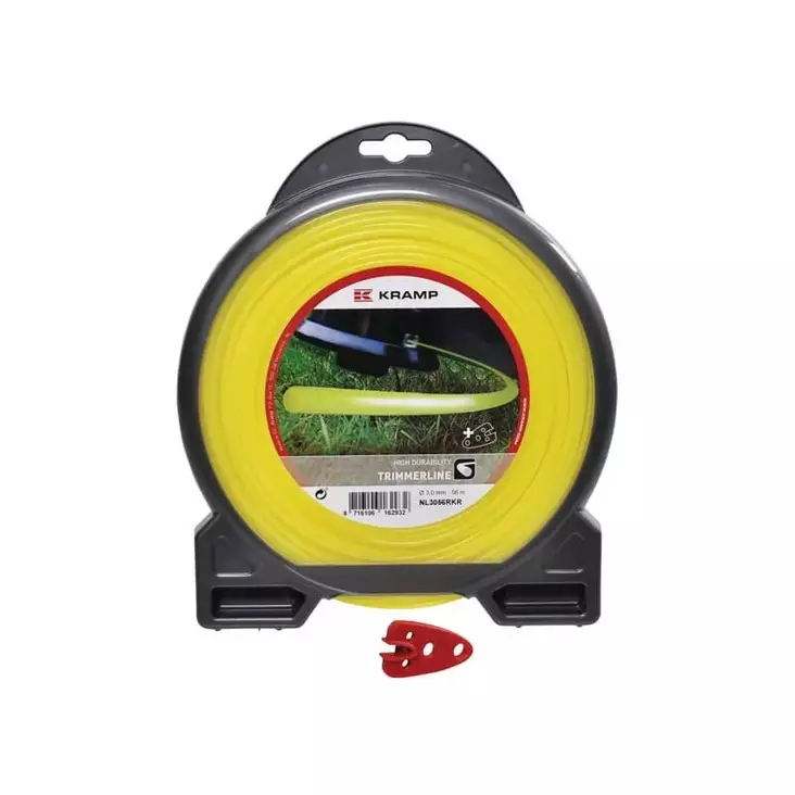 Trimmertråd rund 2,4 mm 88 m gul - Trimmers, röjsågar - 8716106163021 - 1