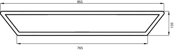 Bakfönster, lägre (Deutz-Fahr 001108020) - Hytt och kaross - 8716106708321 - 1