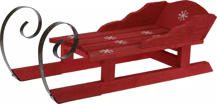 Julig dekorationssläde - Juldekorationer - 8720573302401 - 1