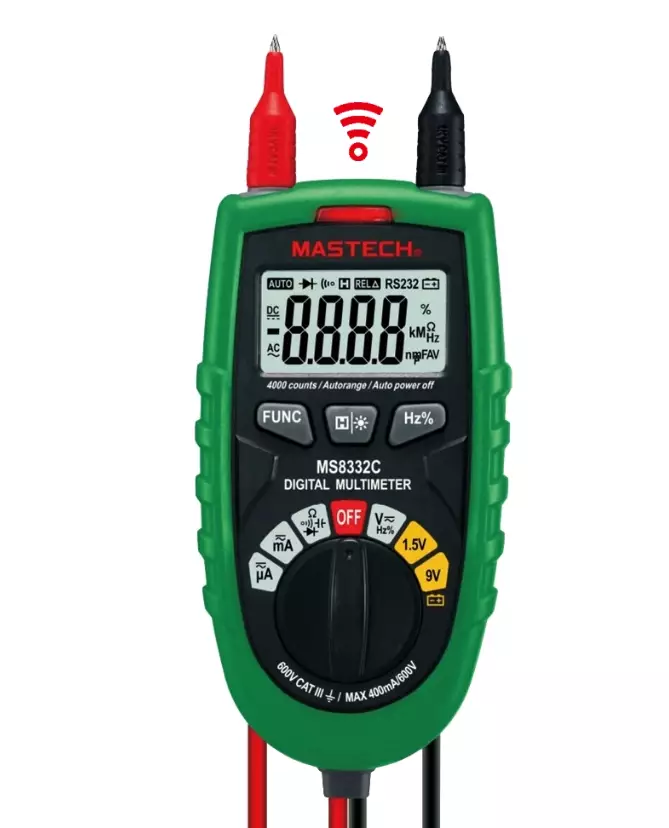 Digital multimeter MS8332C 600 V CATIII - Batterier, testare - 6438152086421 - 1