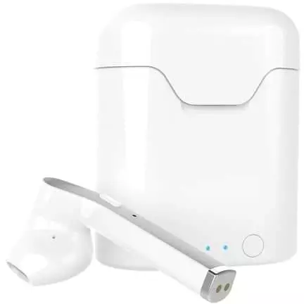 Trådlösa stereohörlurar vita - Mobiltelefontillbehör - 6430076521101 - 1