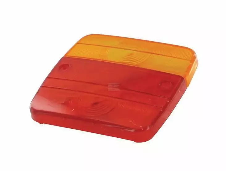 Fyrkantig lins gul/röd 100x95 mm - Arbetslampor - 8716106938841 - 1