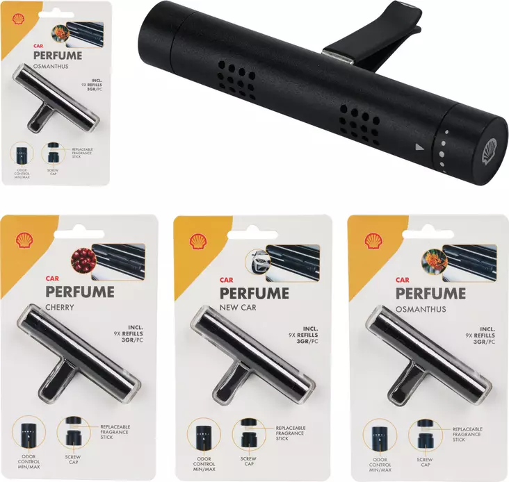 Shell bilparfym + 9 påfyllningar - Mobiltelefontillbehör - 8721037253581 - 1