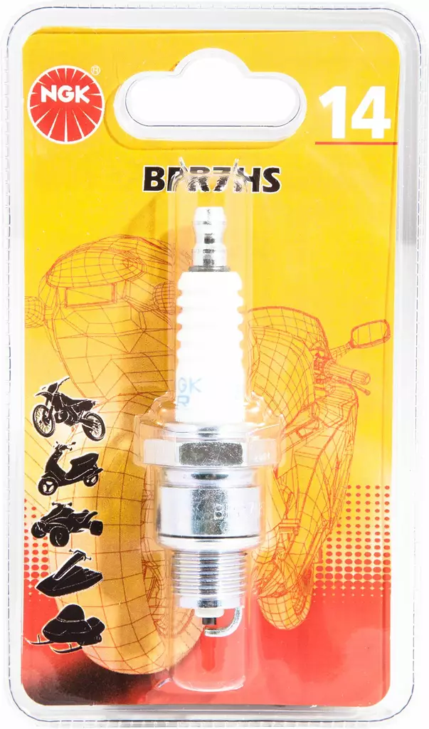 Tändstift BPR7HS röd nr 14 - Tändstift - 0087295068731 - 1