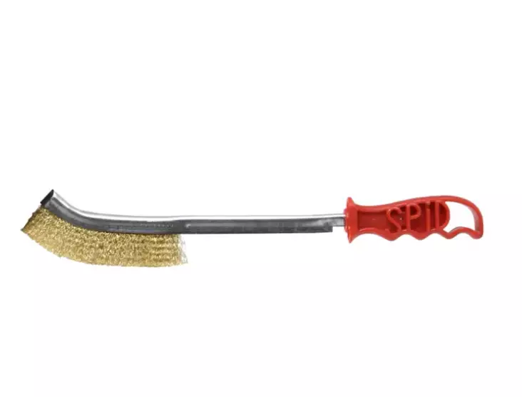 Stålborste Sit Italia Röd Handtag LÅNG - Slipmaterial - 8006581744861 - 1