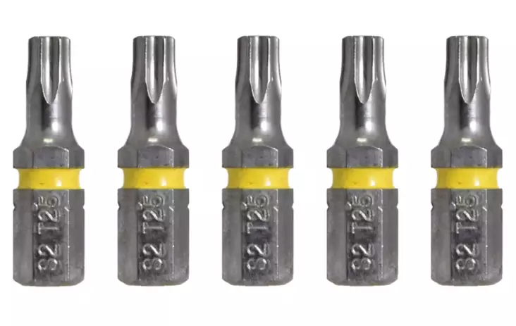 Torxbitsats 1/4" T25 5 st - Skruvbits och -satser - 6438152033531 - 1