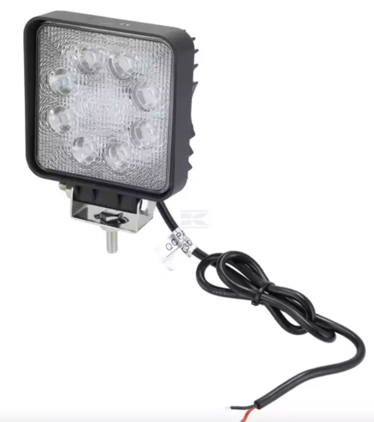 LED-arbetslampa 24W 2000lm kvadrat, vit - Arbetslampor - 8719493246681 - 1