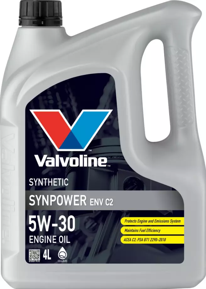 Valvoline SynPower ENV C2 5W-30 motorolja 4 l - Motoroljor - 8710941022031 - 1
